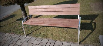 Nerezová lavička - 4