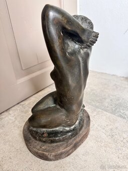 Bronzová socha - akt ? Julius Bártfay ? 1930 - 4