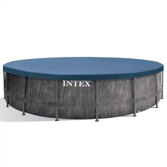 Predám bazén Intex Prism Frame Greywood 4,57x1,22 - 4
