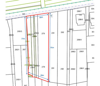 STAVEBNÝ POZEMOK POVAŽANY 2314m² , 105€/m² - 4