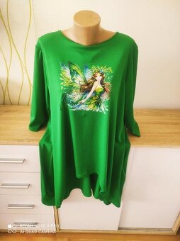 Zelené šaty, vel. XXL - 4
