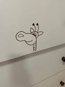 🦒 Detská komoda Klups Safari Žirafa – super stav – 90 € - 4