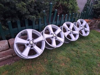 Hliníkové disky 5x112 R16 / škoda,seat,VW,audi... - 4