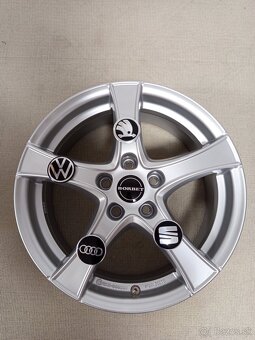 Alu disky Borbet R17 5x112 Et41 6.5J Škoda Seat Audi Volkswa - 4