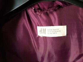 Dievčenská prechodná/zimná bunda H&M, veľkosť 146 - 4