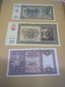 Bankovky Slovenský štát perforované - 4