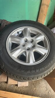 Subaru disky 5x100 R15 +pneu - 4