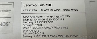 Tablet Lenovo tab M10 - 4