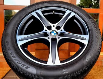 Alu R19 5x120 BMW X5,X6 / Range Rover Sport + zimné pneu - 4