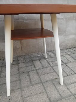 Drevený retro starý stôl - 4