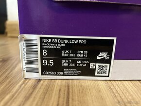 Nike SB dunk low pro "black gum" - 4