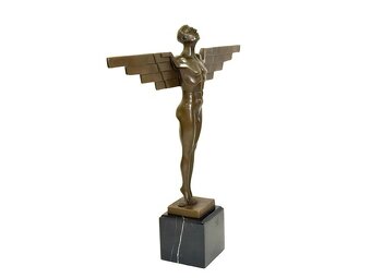 IKARUS - ART DECO BRONZOVÁ SOCHA - 4