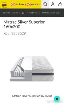 Matrac Silver Superior 160x200 - 4