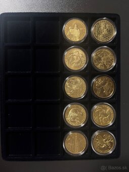 Komplet sada všetkých slovenských 5€ zberateľských mincí - 4