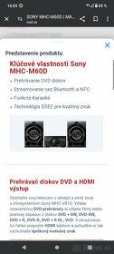 Sony home audio system MHC M60D - 4