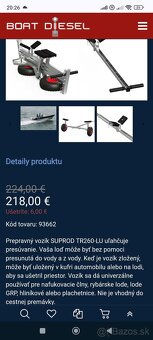 Prepravný vozík na čln SUPROD - 4