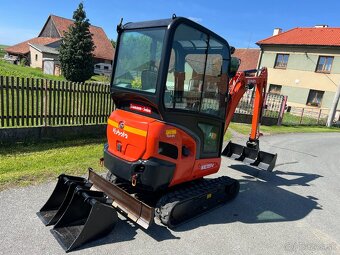 Minibagr Kubota KX019-4 hyd.podvozek, AUX, 3xlžíce - 4