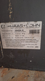 Predám krbové kachle HAAS+SOHN Vaasa III - 4
