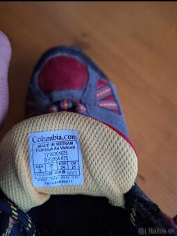 Columbia detská treková obuv č.34 - 4