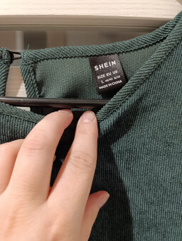 Dámske zelené šaty veľ. L. - 4