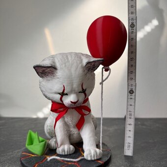 Cat IT horror mačka 3D tlač figurka - 4