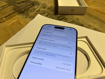 Predam Iphone 16 Pro 128gb, batéria 100% - 4