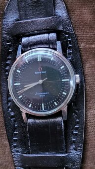 Predám vintage vojenské Omega Seamaster600 cal.601 black - 4