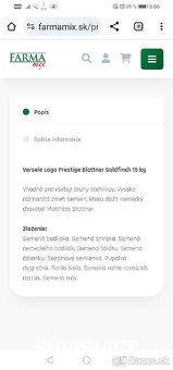 8kg Versele Laga Prestige Blattner Goldfinch - 4