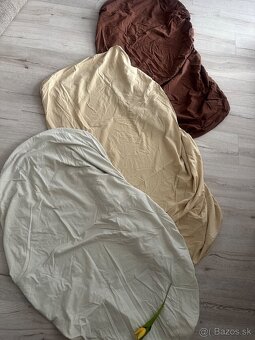 Posteľné oblečky, 4ks plachty, uteráčiky, paplon a vankúš - 4