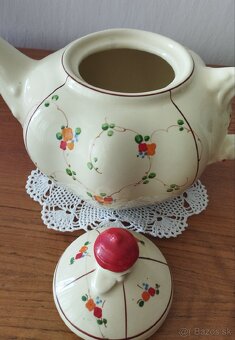 Stará čajová kanvica a starý popolník -Ditmar&Urbach - 4