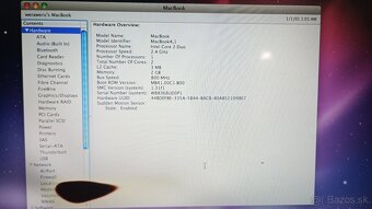 Macbook (biely) - OS X Show Leopard (2 GB RAM) - 4