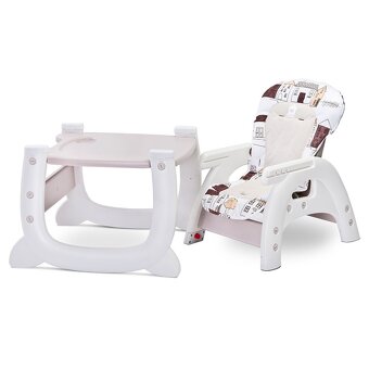 Jedálenská stolička CARETERO HOMEE grey - 4