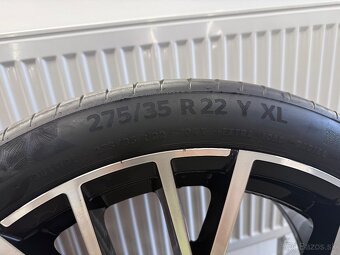 BMW X5 X6 X7 275/35 315/30 R22 Continental5x112 X5M letné - 4