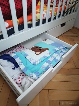 Detská postieľka IKEA Stuva v dobrom stave (120x60 cm) - 4