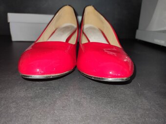 Červené lakované lodičky - 4