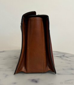 talianska vintage kožená taška TOSCANINO - nová cena - 4