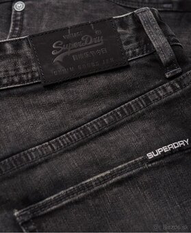 panske riflove sortky, kratasy Superdry velkost W36 - 4