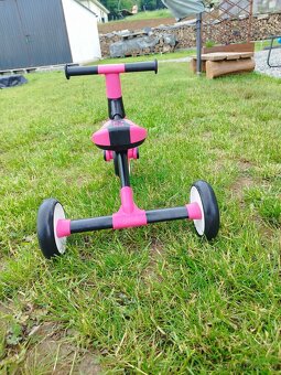 Globber learning trike 2v1-detské odrážadlo/trojkolka - 4