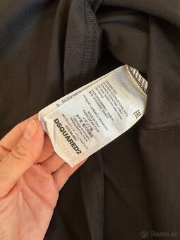 Panske tricko DSQUARED2 cierne M - 4
