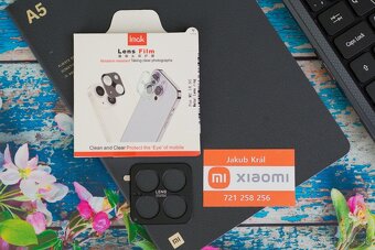Kovová krytka na zadný fotoaparát Xiaomi, Redmi, Poco - 4