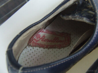Staré kožené topánočky. Talianské. Pekná dekorácia. - 4