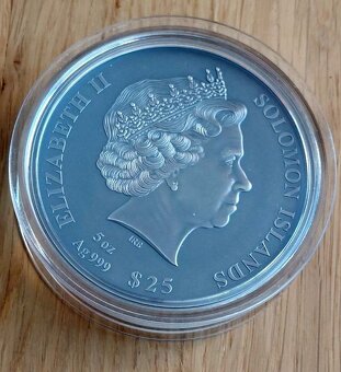 5 oz Titanic stříbrná mince Antique Finish, emise 49 kusů - 4