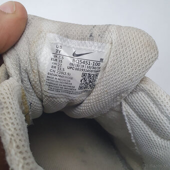predam detske tenisky nike biele nosene kozenne - 4