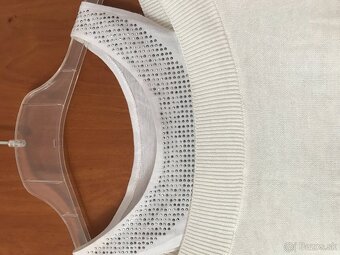 LIU JO originál crystal white damske saty S/M - 4