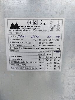 Modratherm Vulkan 25 teplovodný plynový kotol + bojler - 4