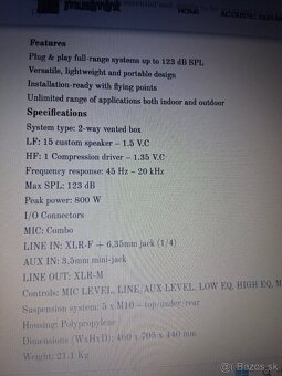 Predam aktivny PA sistem - 4