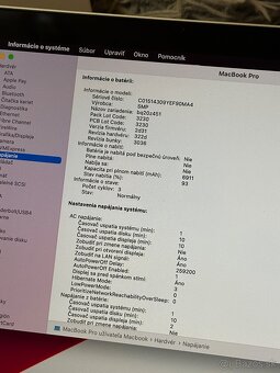 Apple Macbook Pro 15 2017 - 16GB / 512GB / NOVÁ BATÉRIA - 4