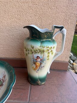 Starožitné umývadlo s džbánom - 4