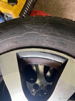 Hliníkové disky 5x112 s letnými pneu 195/65 r15 - 4