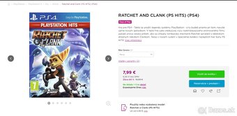 PS4/5 hry / Cyberpunk / Spiderman / NFS / Ratchet and Clank - 4